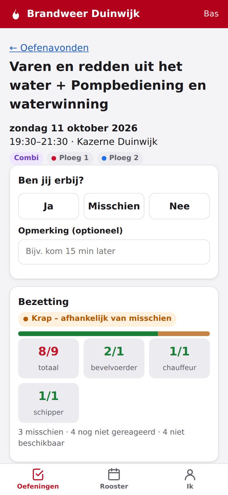 Screenshot: Ben jij erbij?